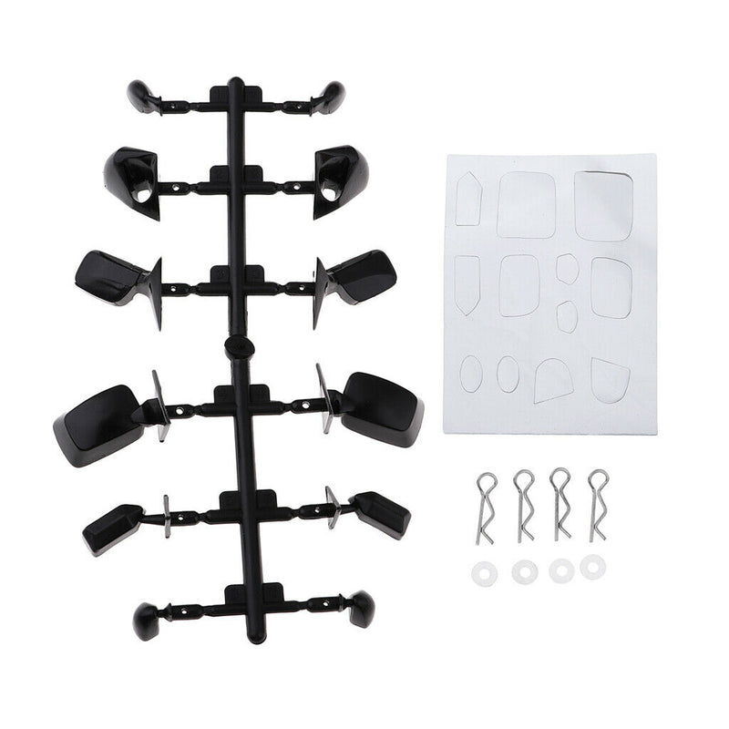 1/10 Scale Wing Mirrors Modification Parts for On Road RC Racing Cars Accs