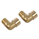 5pcs 1/4 inch BSP Male to Female Right Angle Elbow Coupler Fitting Adapter