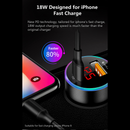 QC3.0+PD USB Dual Ports Car Lighter Charger Digital LED Voltmeter