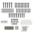 Bolt Kit Motorcycle Windscreen Hardware Fastener Clips Screws Black