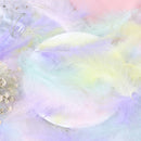 Macaron Feather Handmade Light String Photo Decor Wave Ball Gift Box Filli%!