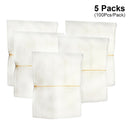 500pcs Plant Fiber Nursery Pots Seedling Raising Bag Plants Holder Garde HNA