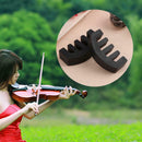 5pcs Black 5-Prong Rubber 4/4 Violin Silencers Fiddle Practice Mutes