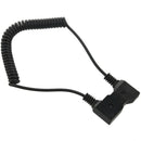 Coiled D-TAP 2Pin male to female extension cable for DSLR Rig Anton battery