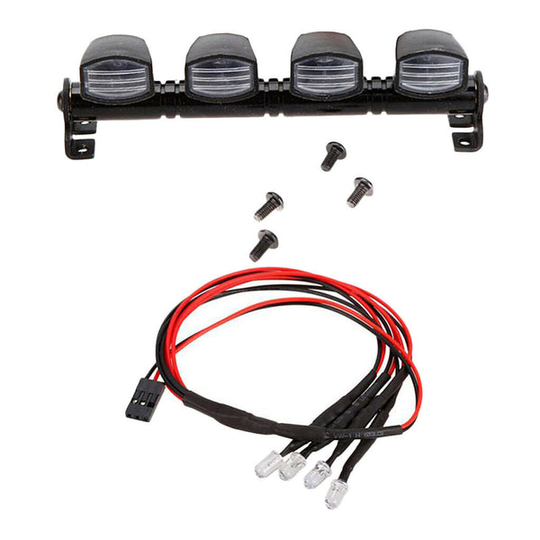 Roof Lights 2White 2Red w/ Cover Lampshade for 1/10 RC Crawler   RC4WD