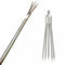 5-Prong Fishing Fish Frog Eel Salmon Barbed Stainless Spear Gig M8 Long Nut