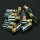 10x Mini Empty Cork Glass Wish Bottles Vials Jars  Craft Charm Pendants Nic L0Z4