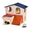 House Bed Cage Nest For Small Animal Pet Hamster Hedgehog Guinea Pig Castle C7Z8