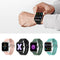 IP67 Bluetooth Heart Rate Monitor Sleep Monitor Smart Watch  Pink