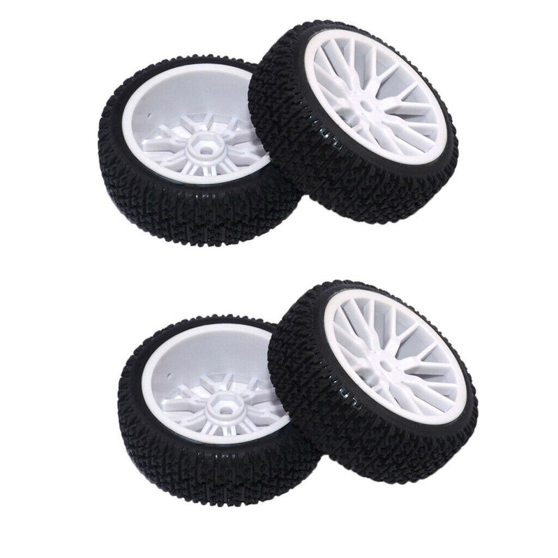 4x 1/16 Rally Tire  Car Tires Buggy Tyre Pull Rally Wheel for RC Car