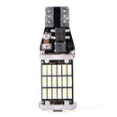 T15 W16W 45 SMD 4014 Error Free LED Car Reverse Back Light Bulbs 6000K B ï¼D