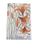 Unique Modern Floral Wall Stickers Art Lily Flower Living Room Removable Deca FT