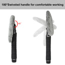 5pcs/set Car Window Cleaning Kit Telescopic Windshield Wiper Towel Spray Bottle