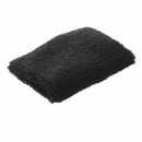 Black Elastic Terry Wrist Sweatband Sports Support 2Pcs