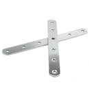 195mm x 20mm Straight Repair Joining Mending Flat Plate Brackets 2pcs
