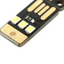 5PCS Night Lamp Mini Pocket Card USB Power LED 0.2W Light for Computer LaptopTO