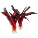 2PCS China Jianzi Colorful Fancy Feather Shuttlecock for Fitness Entertainme Cy