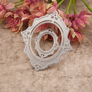 Metal Oval photo frame Cutting Dies Stencil DIY Scrapbooking Album Paper Card M!