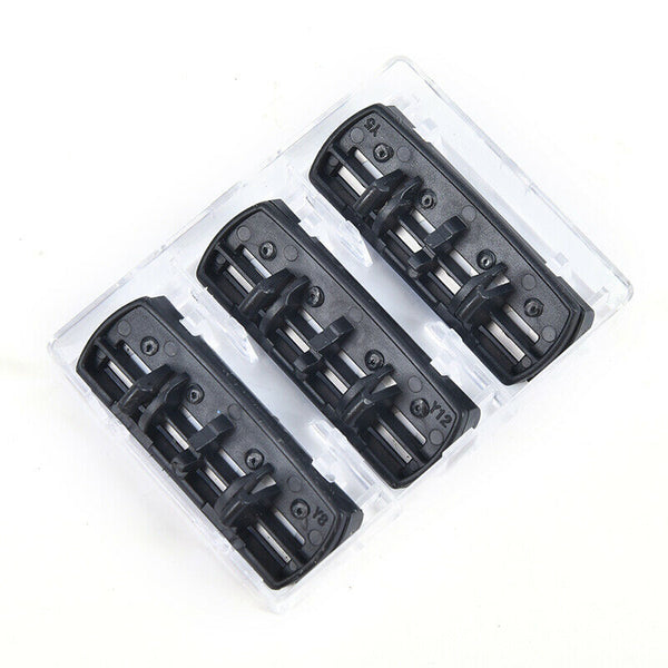 12x 6layers Skin Care Manual Stainless Steel Shaving Blade&Shaver Rack BK `iJ Kw