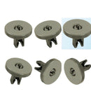 6pcs Universal Dishwasher Lower Basket Wheel Roller 40mm