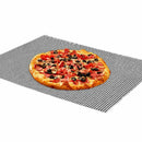 2 Pcs Barbecue Grill Mats Baking Mat, Back Rectangular and Non-Stick Coatin