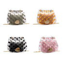 Women'S Messenger Bag Jelly Transparent Chain Shoulder Bag Polka Dot Small