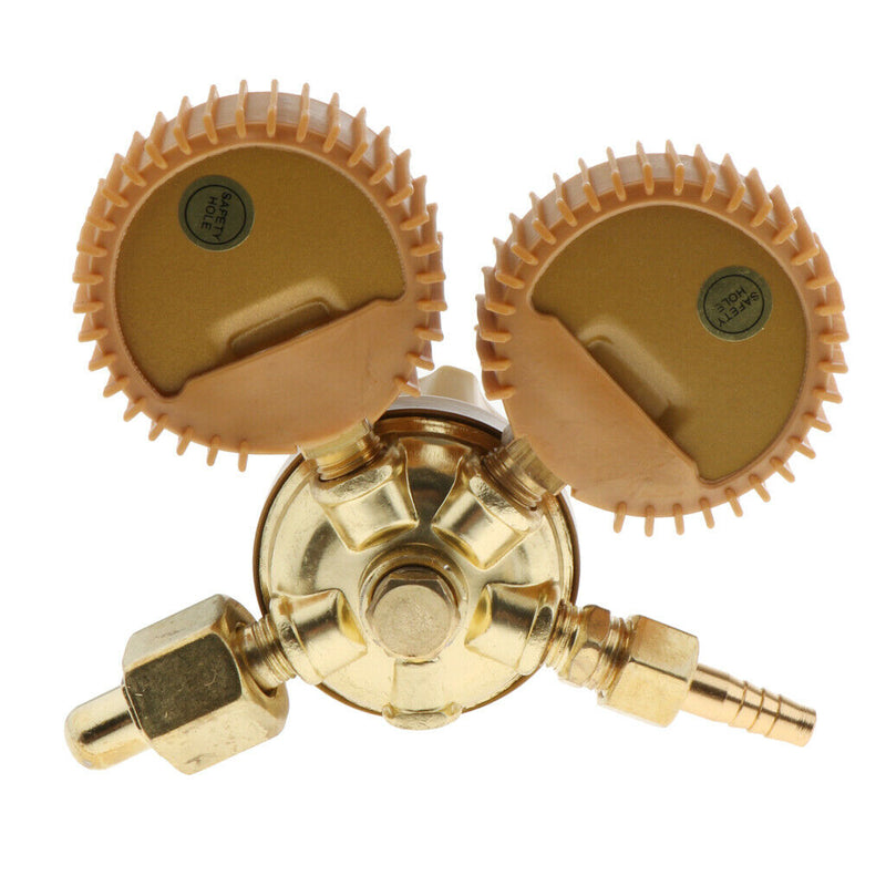 Shockproof Alloy Oxygen Pressure Regulator Gas Gauge Cutting Torch 2 Gauges