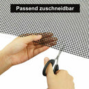 2 Pcs Barbecue Grill Mats Baking Mat, Back Rectangular and Non-Stick Coatin