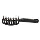 comb Hair Brush Curved Hairbrush for Thick Hair Black