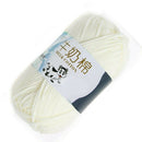 1 group Milk Cotton wool Yarn For Hand knitting Soft(white)Line rough about