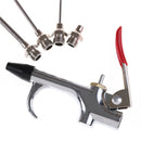 5pc Air Compressor Blow Gun Tool Kit 3 Nozzles Inflation Needle Spray Blower TE