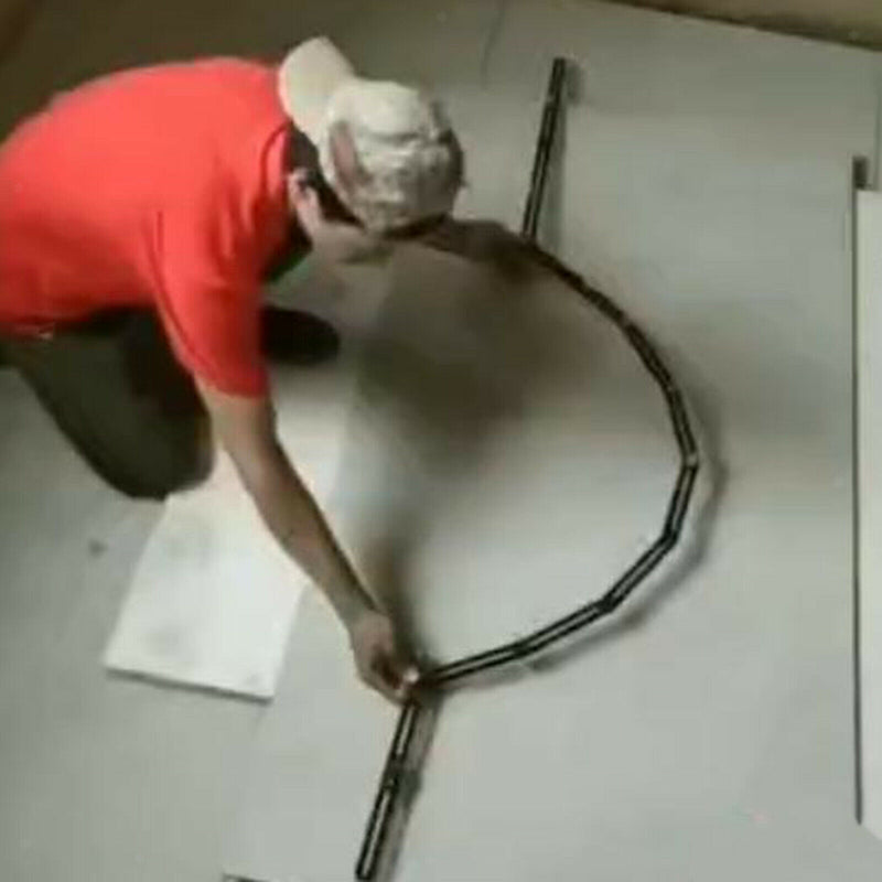 Folding Ruler Glass Woodworking Puncher for Builders, Craftsmen, Carpenters