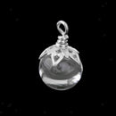 10 Pieces/ Lot Clear Empty Wishing Bottles Vial Necklace Pendants DIY Charms