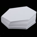 100 Pieces Hexagon Paper Quilting Templates Paper, DIY Patchwork Sewing 79mm
