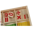 Baby Children Wooden Counting Math Game Mathematics Toys Kids Preschool Edu