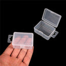 2pcs Small Plastic Storage Box Clear Multipurpose Parts Product Case 5.2*4*SP