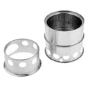 Outdoor Camping Stove Stainless Steel Backpacking Stove Wood Burning