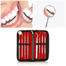 Professional Dental Oral Hygiene Kit 8 Tools Deep Cleaning Teeth Scaler Car K0A8