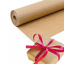 30 Meters Brown Kraft Wrapping Paper Roll For Wedding Birthday Party Gift W Z5I3