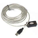 5M USB Active Repeater Cable Extension Lead For Computer Plug Extender Tide