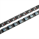 1 Bio Energy Bracelet Blue Carbon Fiber Magnetic Titanium Bangles & Bracele Z7Q6