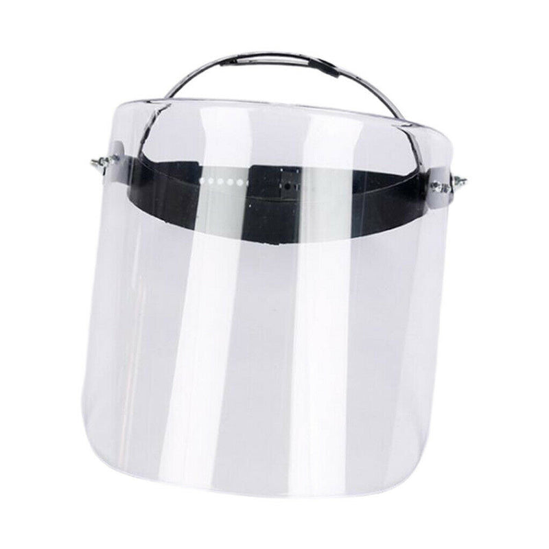 Clear Safety Full Face Shield Visor Cap Helmet Protector for Grinding Welder