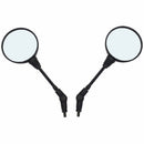 1Pair Universal Folding Motorcycle Side Rearview Mirror 10mm For KawasakiJA-Q