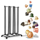 1X(Oasiswj Stainless Steel Metal Nespresso Capsule Coffee Pod Holder Tower