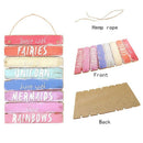 Wooden Craft Home Decoration Listing Hotel Cafe Welcome Decorative Panel DooC4M2