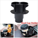 Car Center Console Dual Cup Holder Expander, 2 In 1 Multifunctional 2 Cup M C2S4