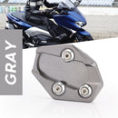 New Gray Foot Kickstand Enlarger Pad Plate For Yamaha TMAX XP 530 Scooter