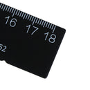1Pc 18cm high quality steel ruler metal bookmarks for drawing school suppliesOZ