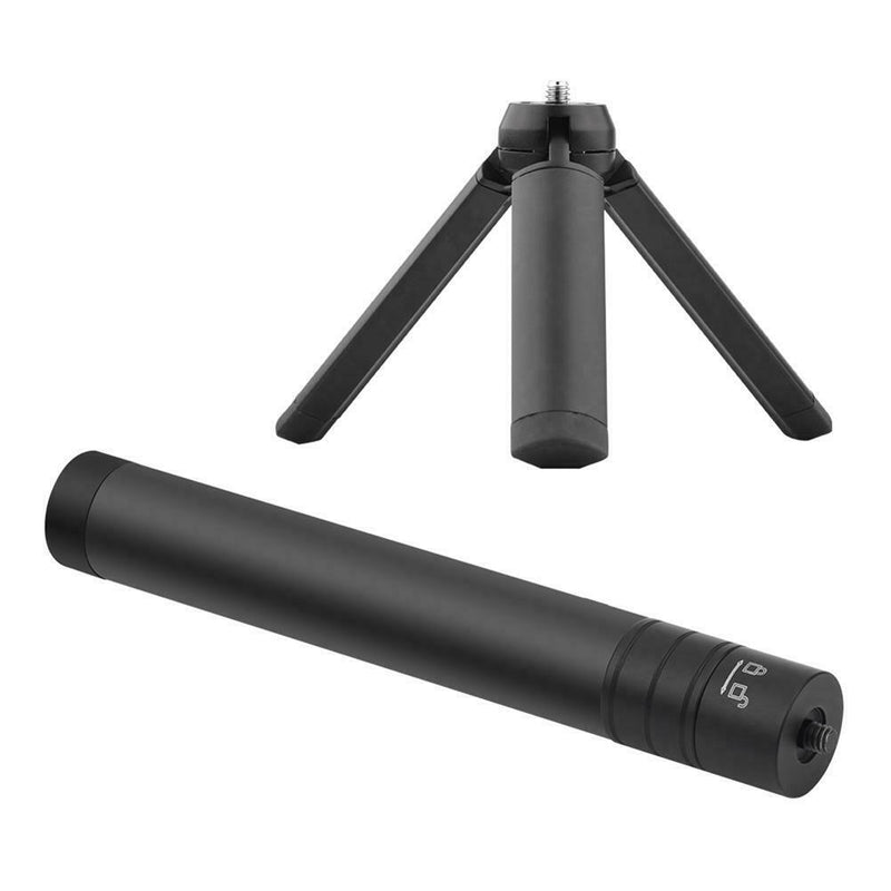 2 in 1 Extension Bar Stick Tripod Stand w/1/4 Screw for DJI OSMO Mobile 2