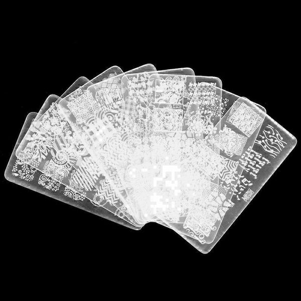 Nail Stamp Makeup Tattoo Nail Art Templates Stamp Nail Art Stamping Random F0D0